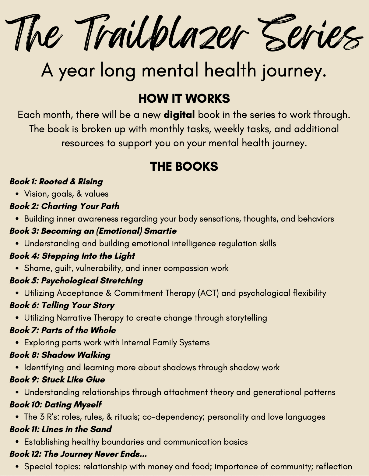 The Trailblazer Series (Yearlong Subscription)