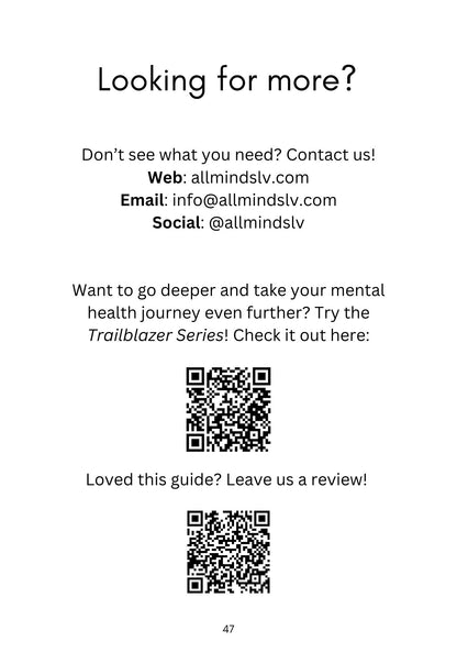 Starter Guide: A Mental Health Journal